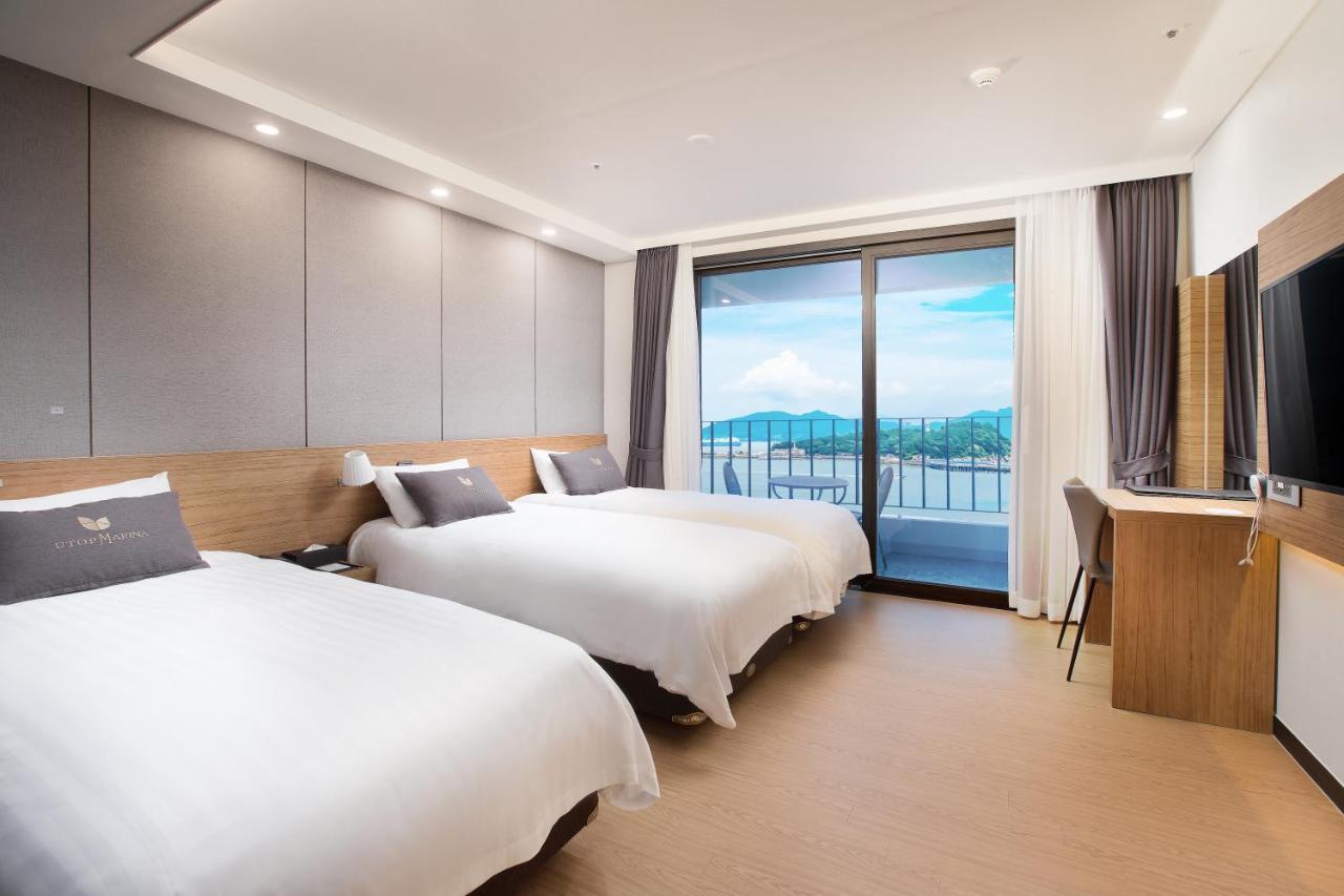 Utop Marina Hotel & Resort Yeosu Bagian luar foto